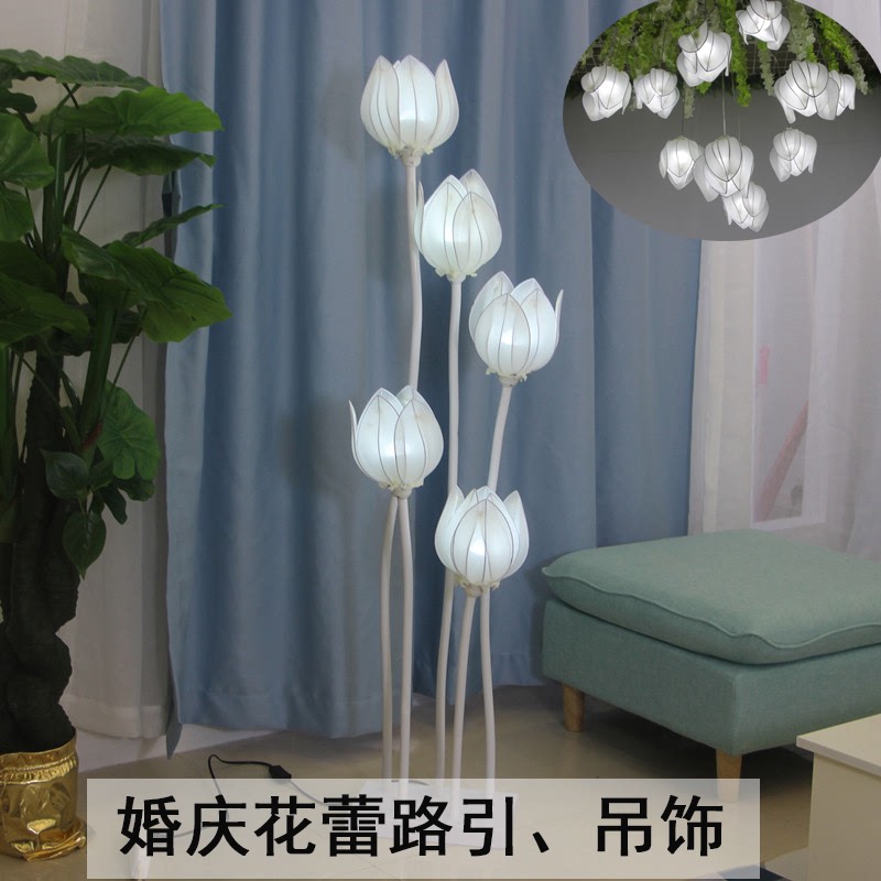 新款婚庆道具花蕾路引婚礼T台布置装饰花艺舞台装饰空中吊顶挂灯