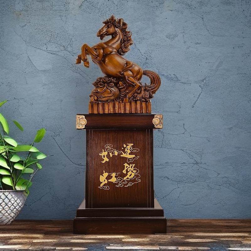 公司开业礼物马到成功摆件办公室乔迁招财马酒店玄关大堂落地装饰,家居饰品,落地摆件,淘宝优惠券,粉丝福利购,淘宝优惠卷