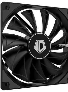 IDCOOLING 12025单只装无光12cm机箱PWM温控风扇小4pin水冷散热器