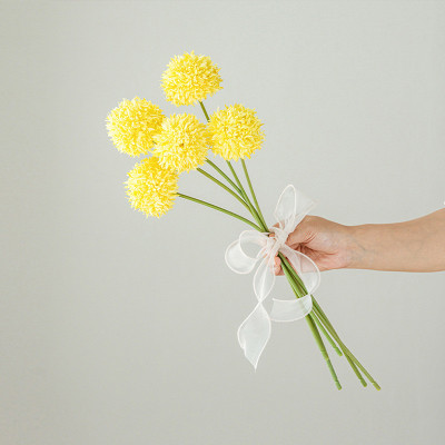 球菊小雏菊假花仿真花花束绢花手捧花装饰花结婚婚庆塑料花人造花
