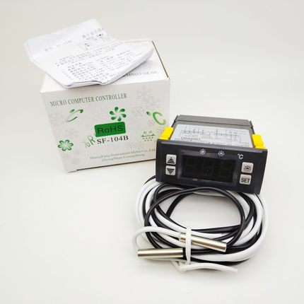 中山尚方SF-104B冷库冰箱冰柜展示柜电子数显温度控制器温控仪30A