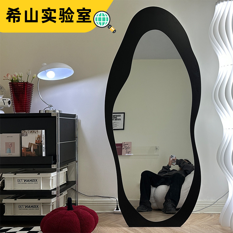 希山实木全身落地镜子衣帽间服装壁挂家用女生卧室网红试衣穿衣镜