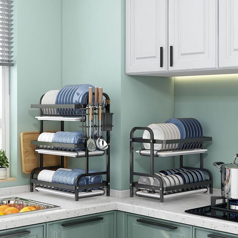 厨房置物架碗碟碗盘收纳架沥水架家用多功能放碗架碗筷收纳盒碗柜,厨房/烹饪用具,碗架,淘宝优惠券,粉丝福利购,淘宝优惠卷