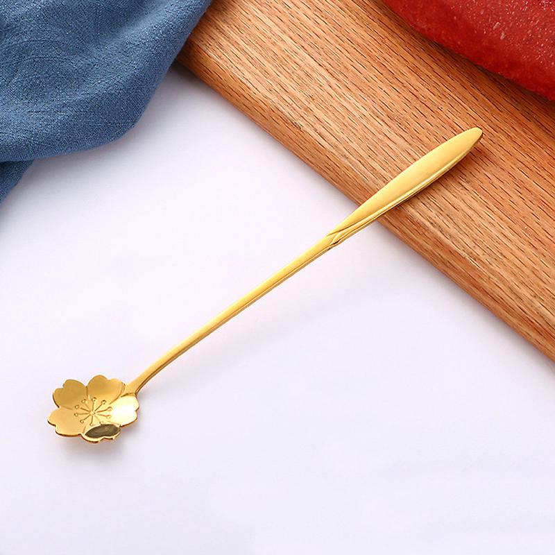 轻奢樱花勺杯架家用置物架玻璃杯架水杯托盘沥水盘客厅创意盘茶盘