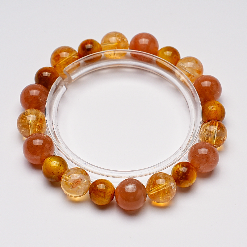 【淡墨余香】水晶黄塔晶橙月光手串女生显白虎眼时尚手链礼物,饰品/流行首饰/时尚饰品新,手饰/手串,淘宝优惠券,粉丝福利购,淘宝优惠卷