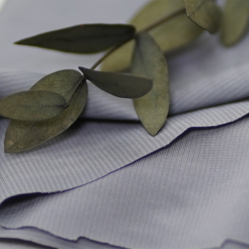 锦纶运动条纹莱卡面料透气凉感健身瑜伽服布料坑速干拉架条面料