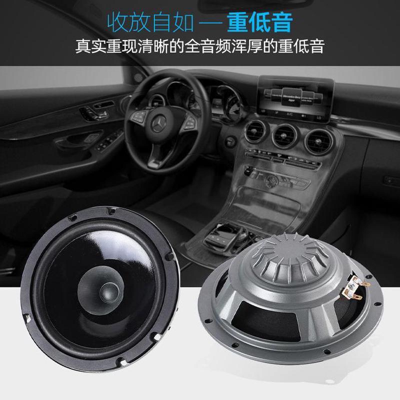 人声王6.5寸汝磁喇叭全频同轴车载高重中低音汽车发烧级音箱改装