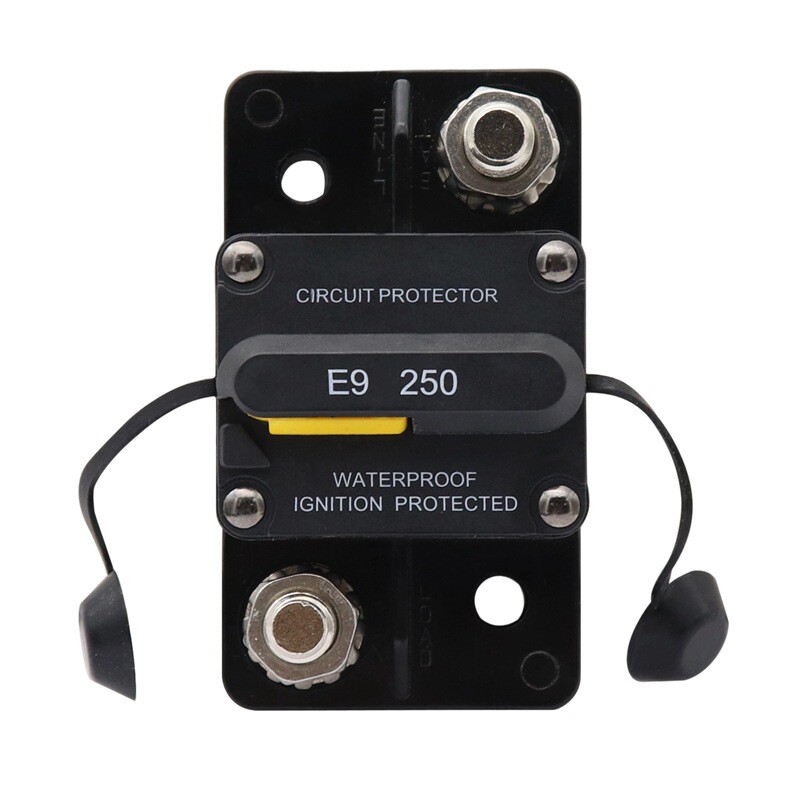 现货批发船舶房车电池手动复位断路器250A DC大电流过流保护器