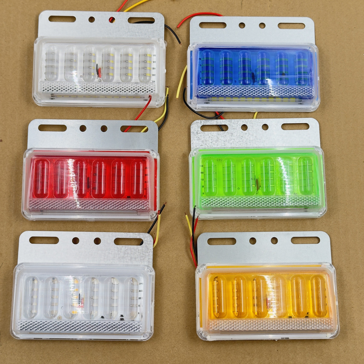 大货车边灯24v12v防水照地带转向LED挂车侧灯腰灯轮胎照地灯超亮