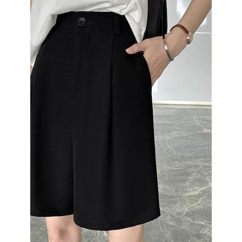 女夏季大码胖mm薄款宽松休闲阔腿直筒显瘦五分裤中裤,女装/女士精品,西装裤/正装裤,淘宝优惠券,粉丝福利购,淘宝优惠卷