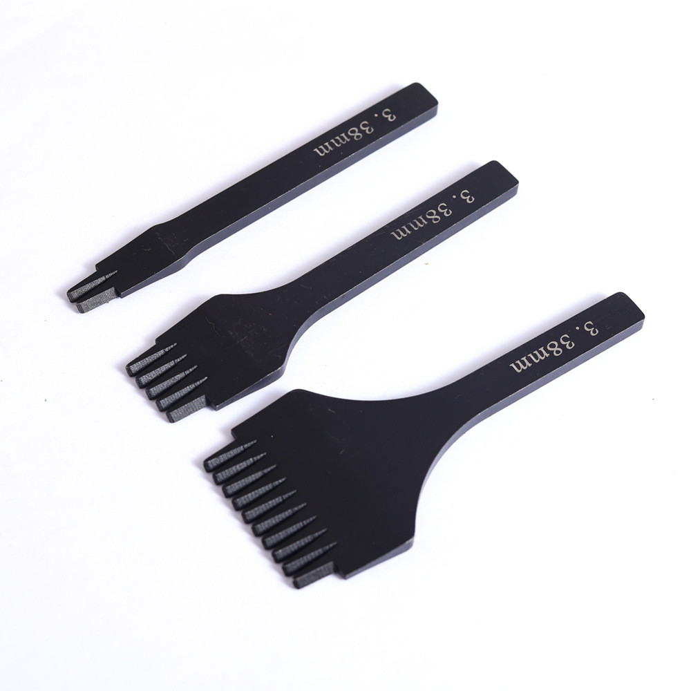 法式斜平斩 手工diy皮革打孔 入门级法斩 皮革缝线工具工具 4间距