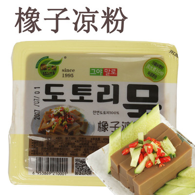 橡子凉粉 凉拌粉 东北延边延边朝鲜族特产橡子面粉韩国凉粉400g