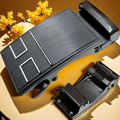 帆布皮带扣头男款无牙无孔裤带布扣卡扣自动尼龙腰带头单扣上档次