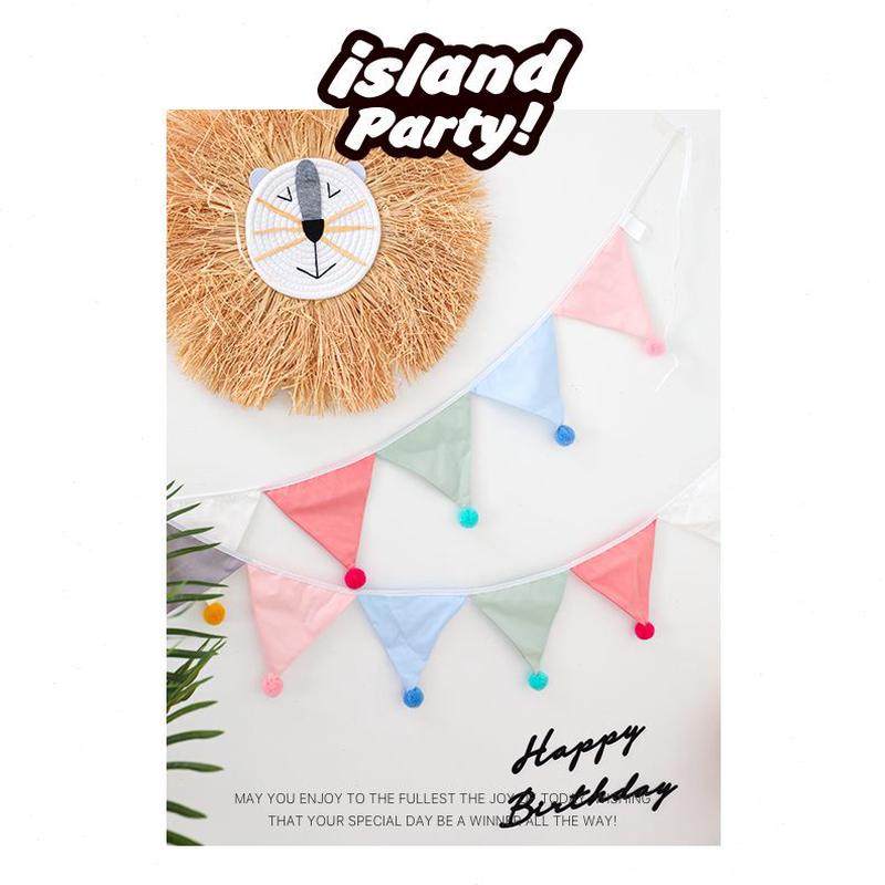 高档棉布红生日装饰旗男女三角小网红拉花周岁生日布置拉孩书场景,节庆用品/礼品,节日装扮用品,淘宝优惠券,粉丝福利购,淘宝优惠卷