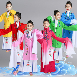 儿童京剧戏服俏花旦女驸马男女戏曲服装中国风青衣水袖练功