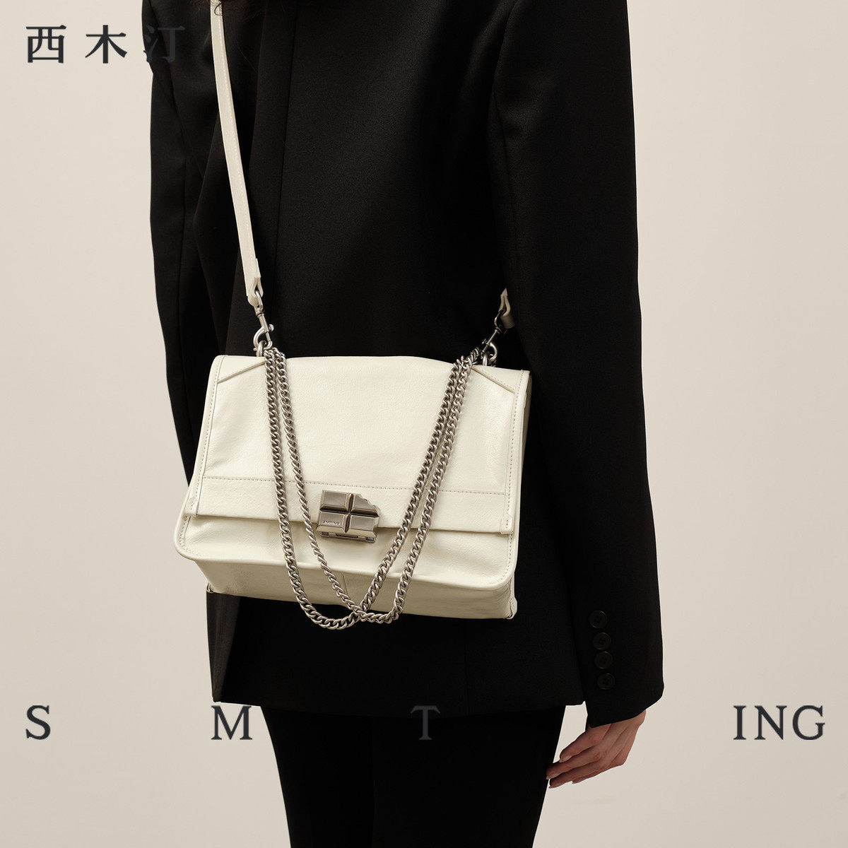 【西木汀】少年派 小众链条女新款大容量斜挎通勤包包,箱包皮具/热销女包/男包,托特包,淘宝优惠券,粉丝福利购,淘宝优惠卷