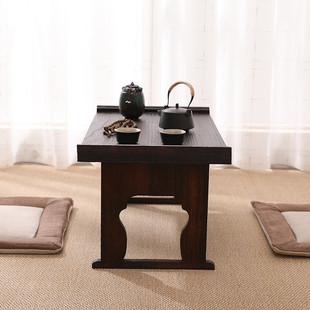飘窗简约小茶台阳台新品 榻榻米桌实木茶几家用炕桌折叠桌日式 茶桌
