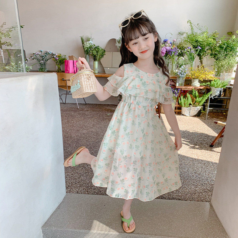 夏装2025新款女孩夏天雪纺儿童洋气夏季大童,童装/婴儿装/亲子装,连衣裙,淘宝优惠券,粉丝福利购,淘宝优惠卷