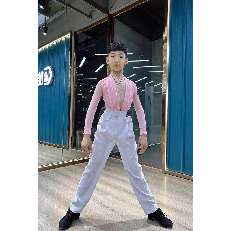 盛佳舞服SJSK拉丁舞男生男孩拉丁舞练功服表演服