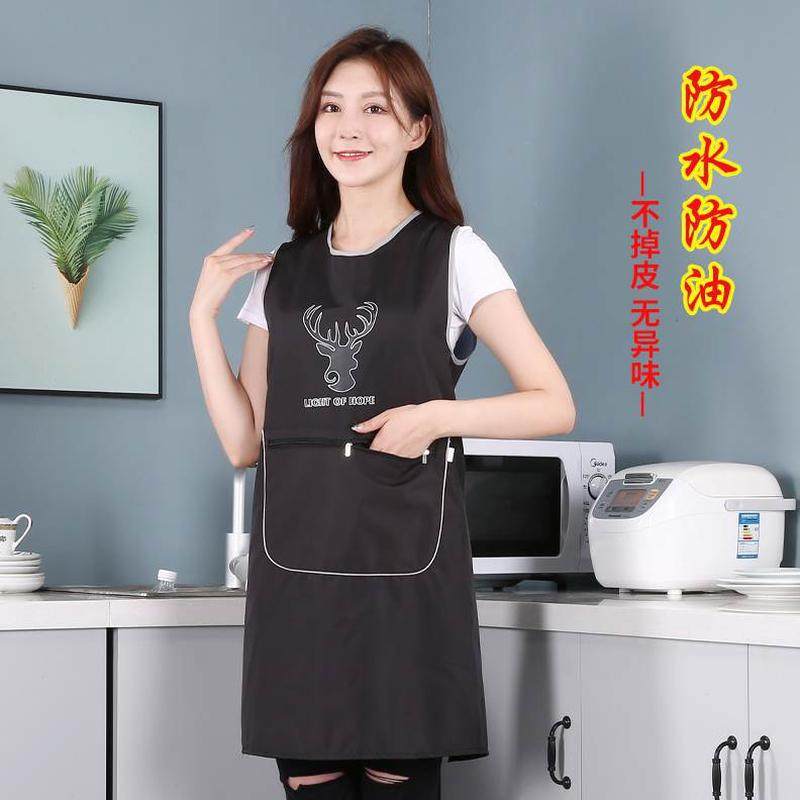 防水围裙女腰围女男士工作服定制logo做饭上班用防油印字家用厨房,家庭/个人清洁工具,围裙,淘宝优惠券,粉丝福利购,淘宝优惠卷