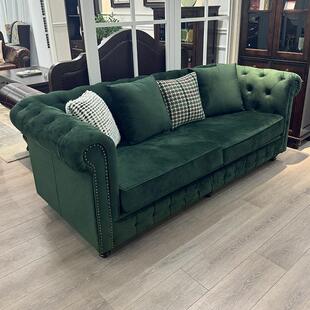 美式乡村风沙发布艺沙发家用客厅沙发