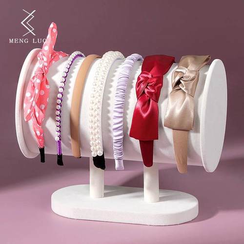 发圈头饰发绳头箍陈列大号绒布柜台展示架收纳架首饰架架发箍架子