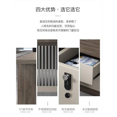 现代时尚老板桌电脑主管桌总裁桌简约大班台经理桌轻奢桌椅办公