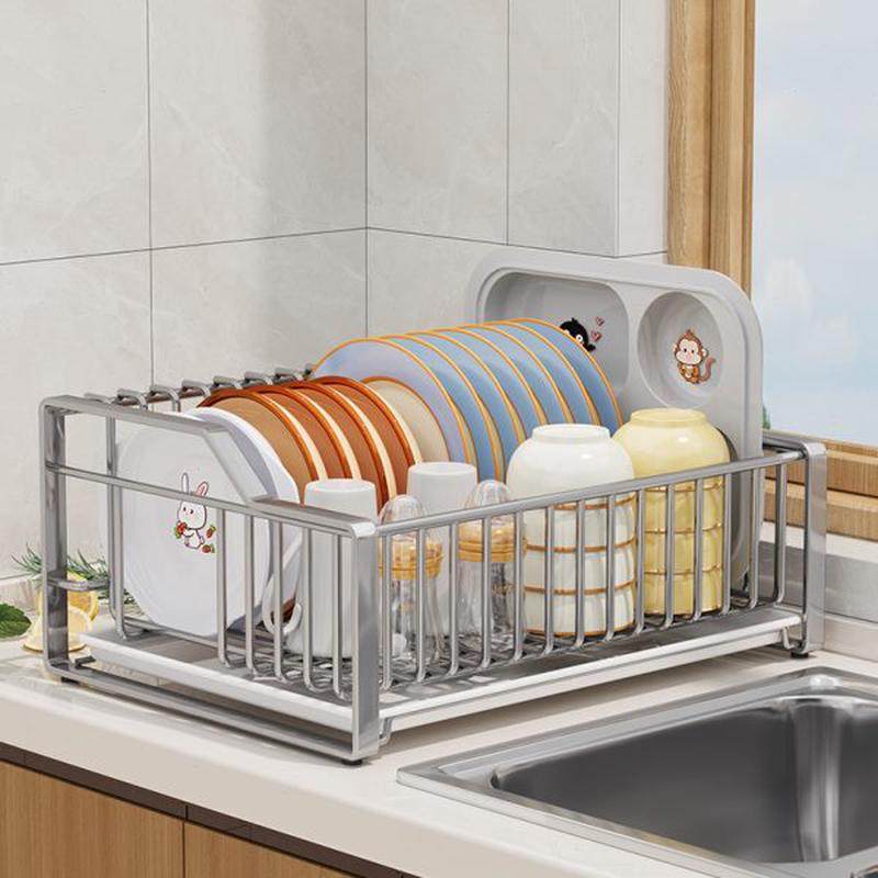碗盘沥水架厨房碗碟收纳架家用碗架304不锈钢放碗筷多功能置物架,厨房/烹饪用具,碗架,淘宝优惠券,粉丝福利购,淘宝优惠卷