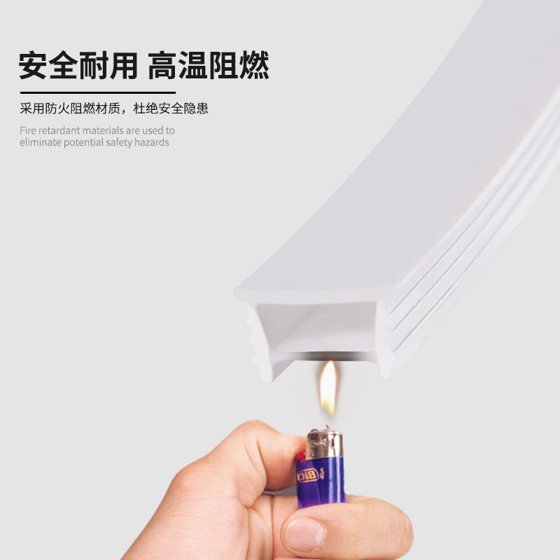 嵌入式硅胶灯带低压24V柔性可弯曲灯带开孔软套管霓虹灯客厅吊顶