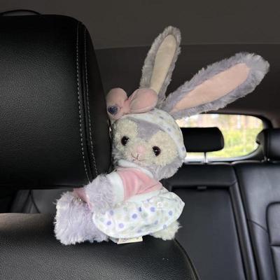 星戴露窗帘扣绑带可爱公仔情侣玩偶汽车载装饰达熊雪莉玫车载摆件