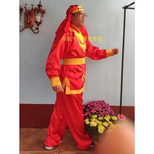 舞龙服舞龙服装装 敲锣打鼓服装 绣龙服 锣鼓服装装