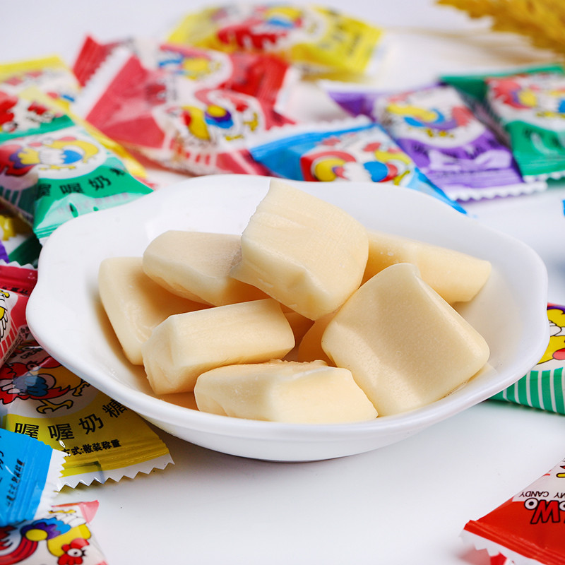 喔喔佳佳奶糖80后怀旧儿童散装整箱糖果网红零食小吃休闲食品喜糖