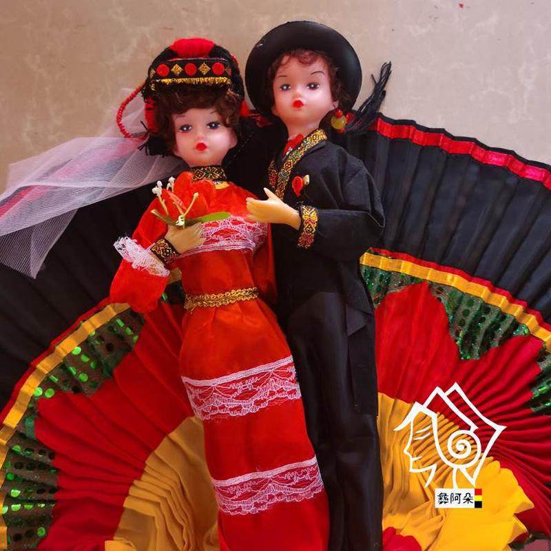 凉花车大型民族风结婚汽车摆件套装豪华山车彝族婚娃娃配饰用品庆,女装/女士精品,民族服装/舞台装,淘宝优惠券,粉丝福利购,淘宝优惠卷