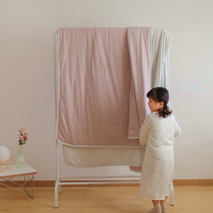 春也 | 轻薄柔软亲肤棉纯棉裸睡夏被纯色拼色可机洗空调被