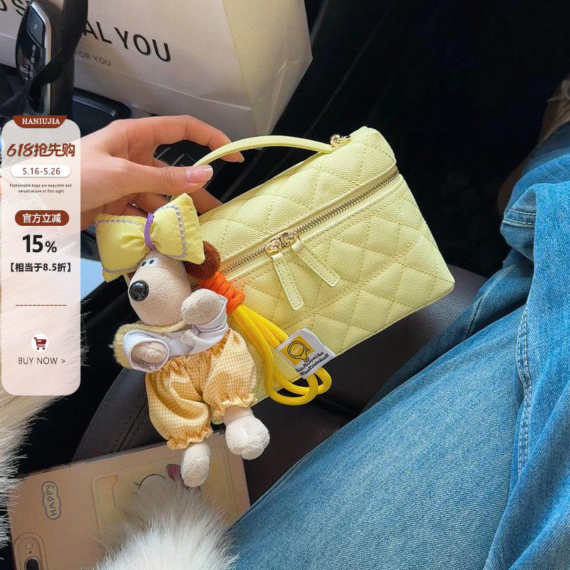 鱼子酱饭盒包女链条包包高级感手提盒子包单肩斜挎手机包,箱包皮具/热销女包/男包,小方包,淘宝优惠券,粉丝福利购,淘宝优惠卷