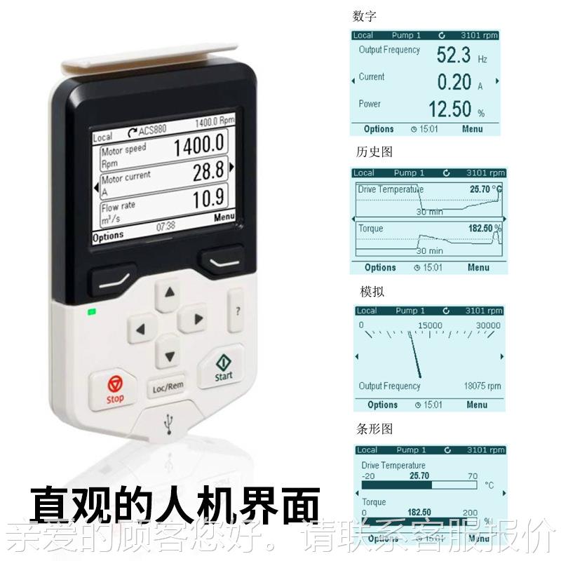 ASBB变频器AVWBC880-0接1系列直-转矩控制型ACS880-01105A-正品现
