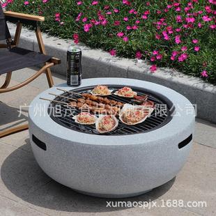 家用庭院取暖烧烤架 grill便携式 fire pits火盆炉烧烤炉户外BBQ