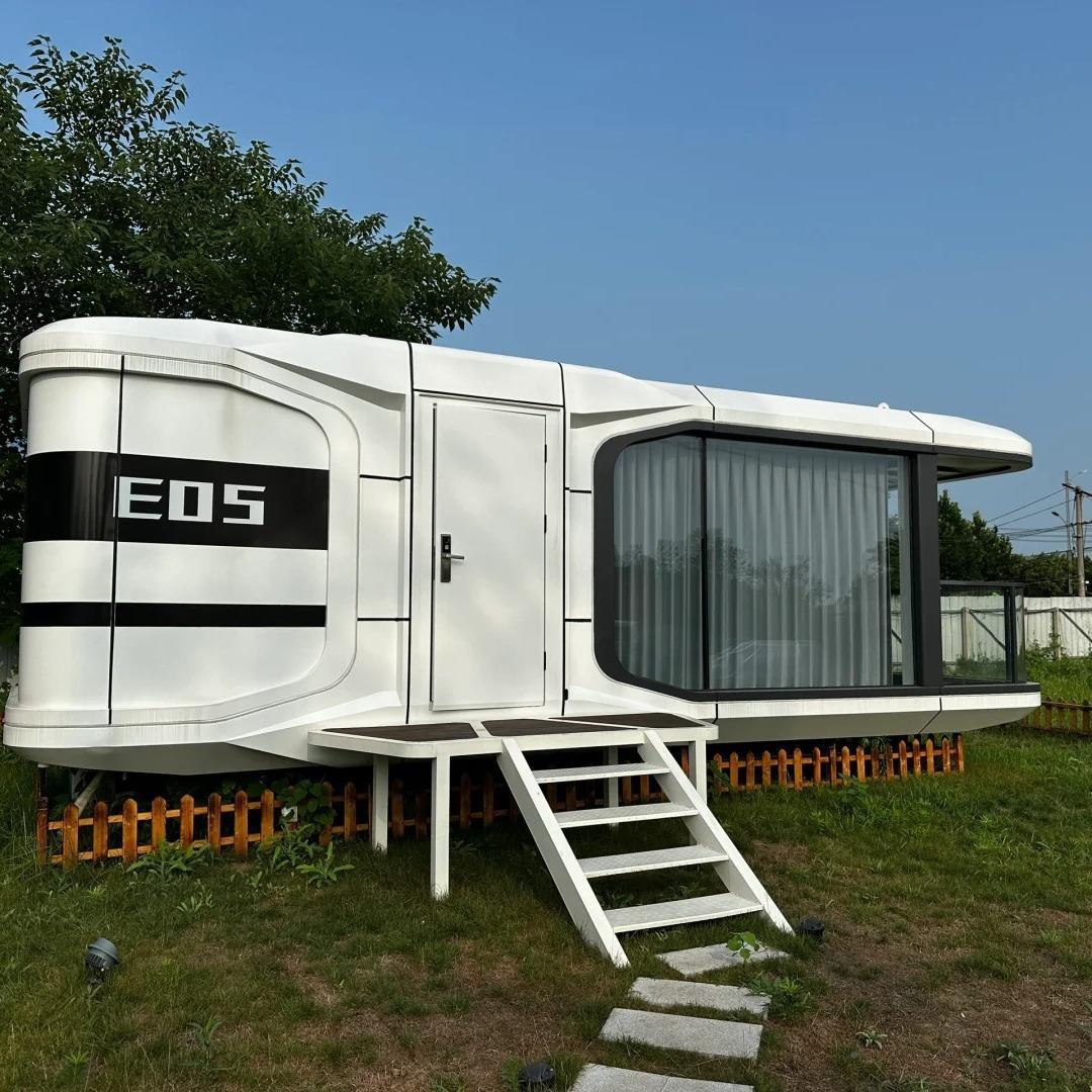 太空舱民宿移动房厂家创酒微宿景别墅6000*300意区网红店苹果仓房