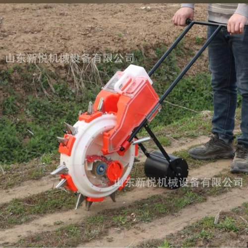 手扶式多功能播种机 玉米点播机 种肥一体大豆播种机滚筒点播机