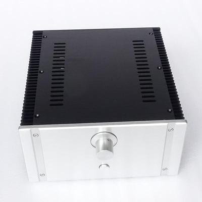 全铝拉丝精致小甲类功放机箱两侧散热片 纯铝HIFI DIY外壳