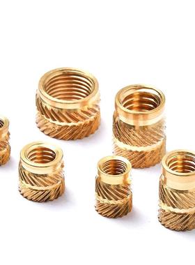 IUTB-256/440/632/832/032热熔滚花铜螺母铜预埋件人字花热压嵌件