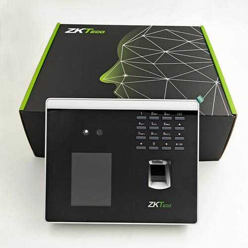 ZKTeco中控XFACE100人脸指纹门禁考勤打卡机U盘联网面部门禁一体