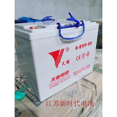 天能正品6-EVF-80电动汽车观光车电动轿车叉车堆高车12V80AH电池