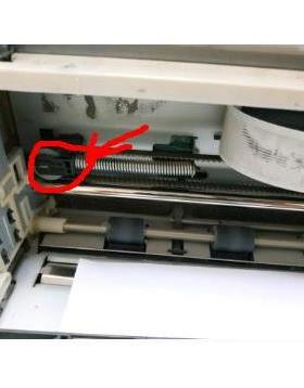 OKI5100 5200F弹簧旁白色齿轮进纸皮带轮感应器传感 针头排线配件