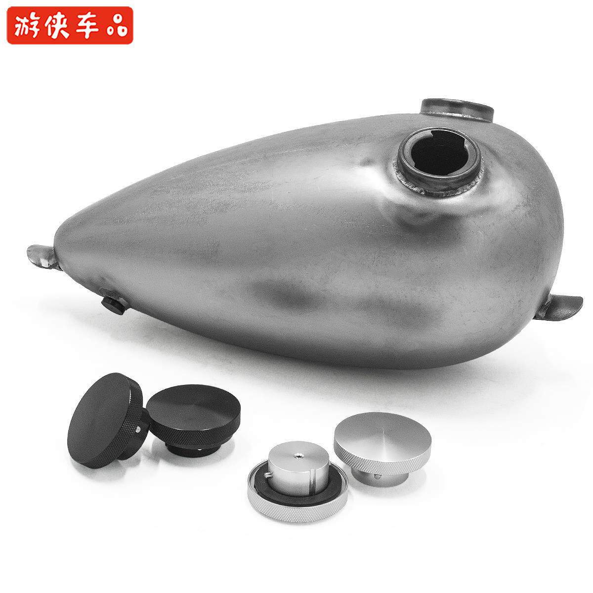 复古摩托车改装chopper油壶bobber哈雷化油器太子双口水滴油箱