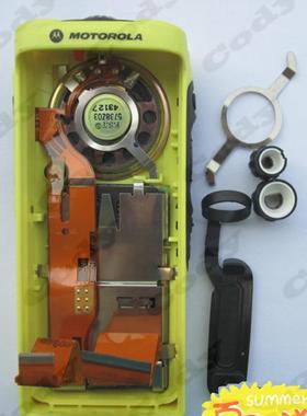 摩托罗拉GP338 PTX760黄色蓝色面壳带喇叭排线按键板中文显示