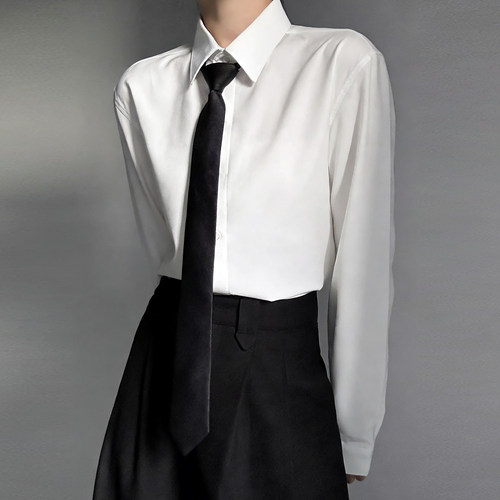 dkjk制服男女长袖衬衫春秋内搭