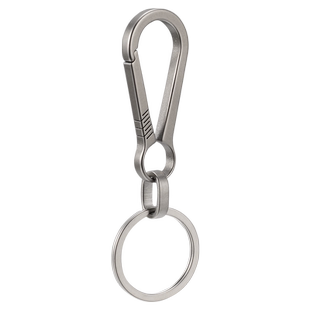 钛合金汽车钥匙扣男士挂件钥匙链女圈环锁钥腰挂个性创意简约定制