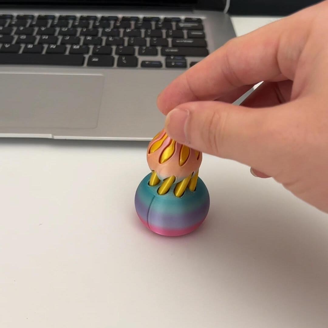 3D彩色葫芦创意堆堆乐解压神器