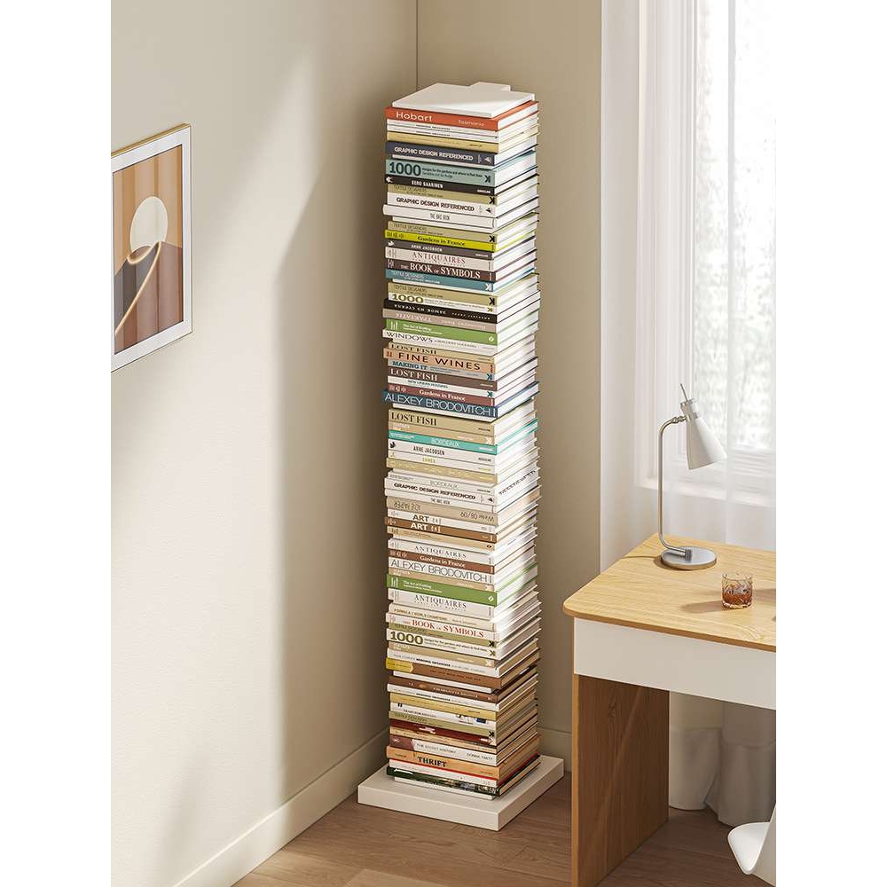 钢制隐形书架多层置物架落地书房展示架创意靠墙铁艺收纳架子客厅